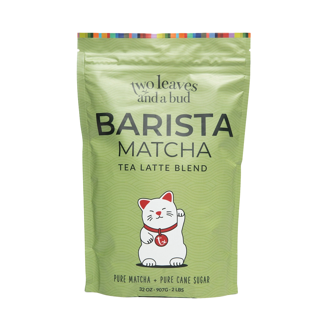Barista Matcha Tea Latte Mix – Two Leaves and a Bud