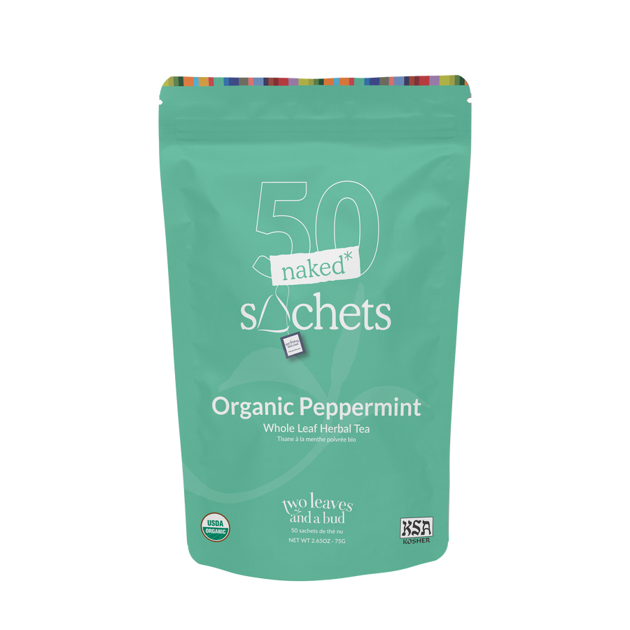 Organic Peppermint - 50 Naked Tea Sachets