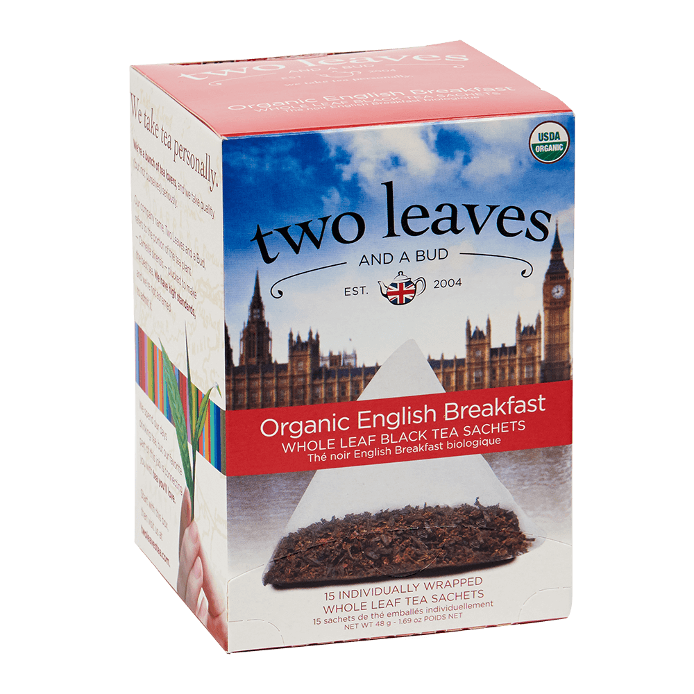 Two Leaves and A Bud Tea Organic English Breakfast