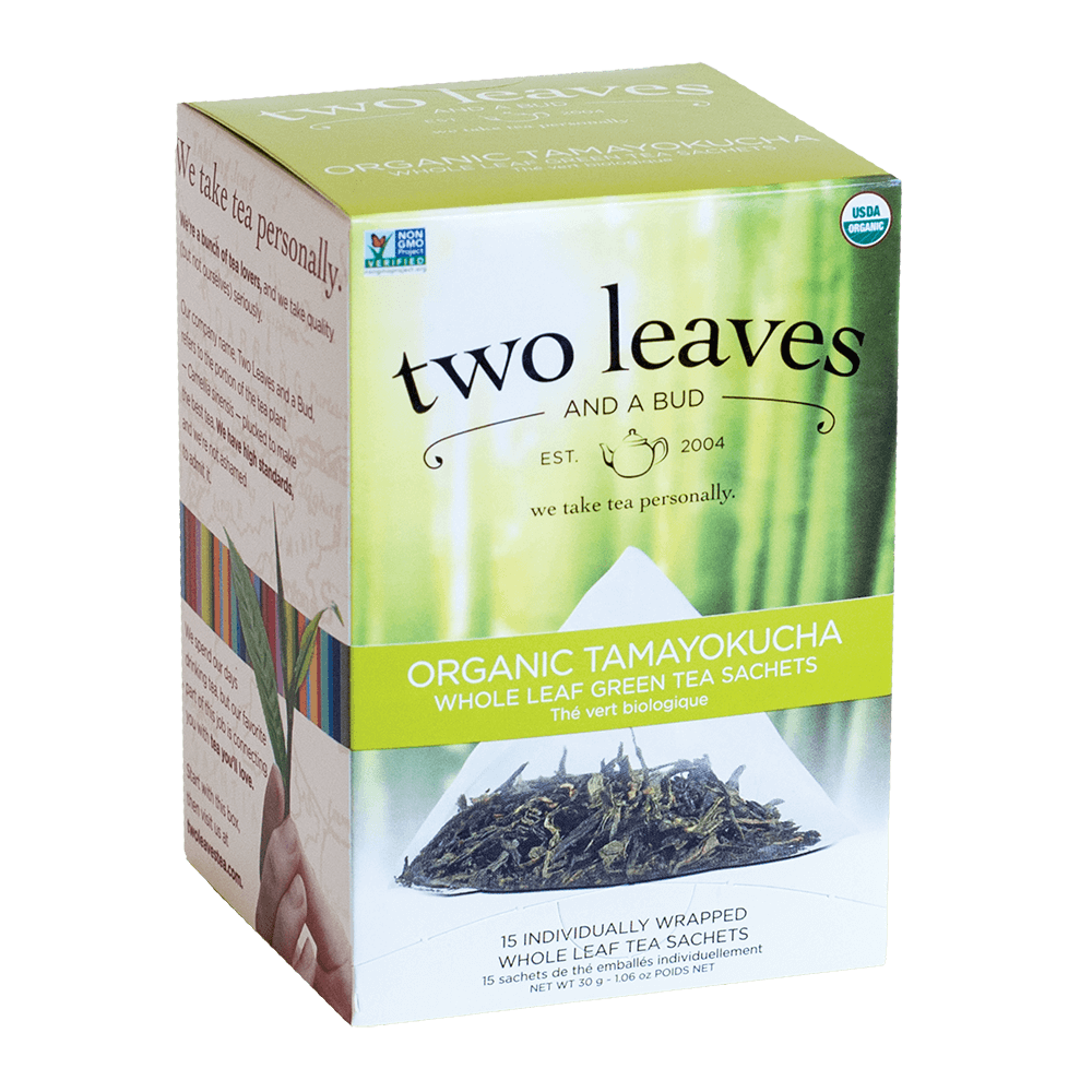 Organic Tamayokucha Green Tea Sachets | Two Leaves and a Bud