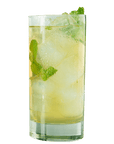 Organic Tropical Green Iced Tea Glass
