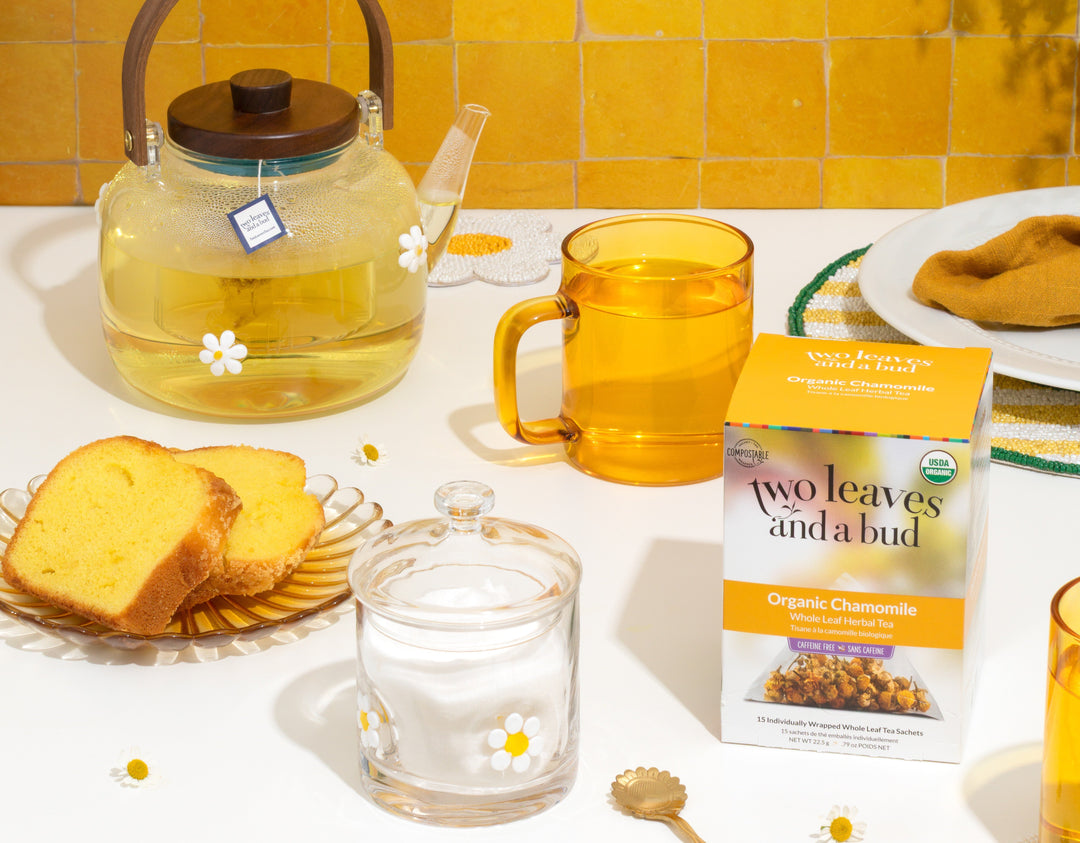 Delicious little flowers: Organic Chamomile Tea