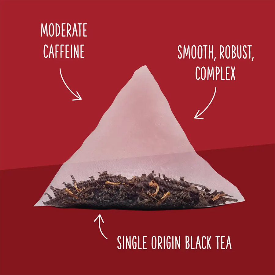 Organic Assam English Breakfast - 15 Naked Tea Sachets