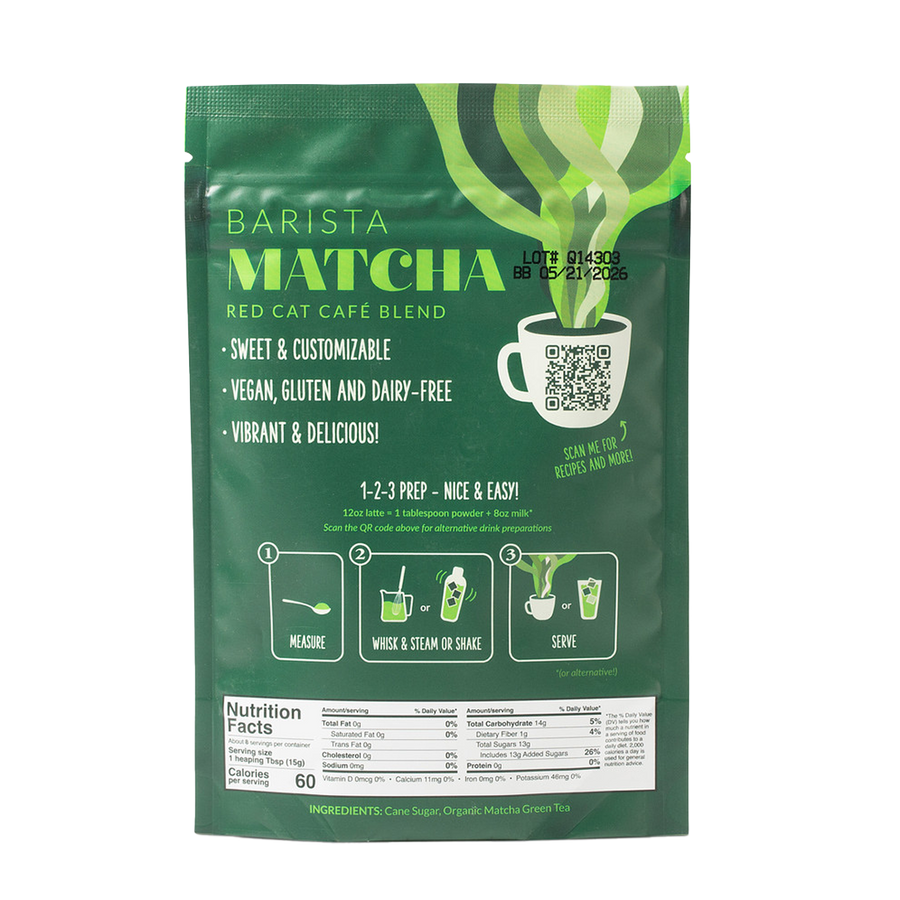 Barista Matcha - Red Cat Café Blend