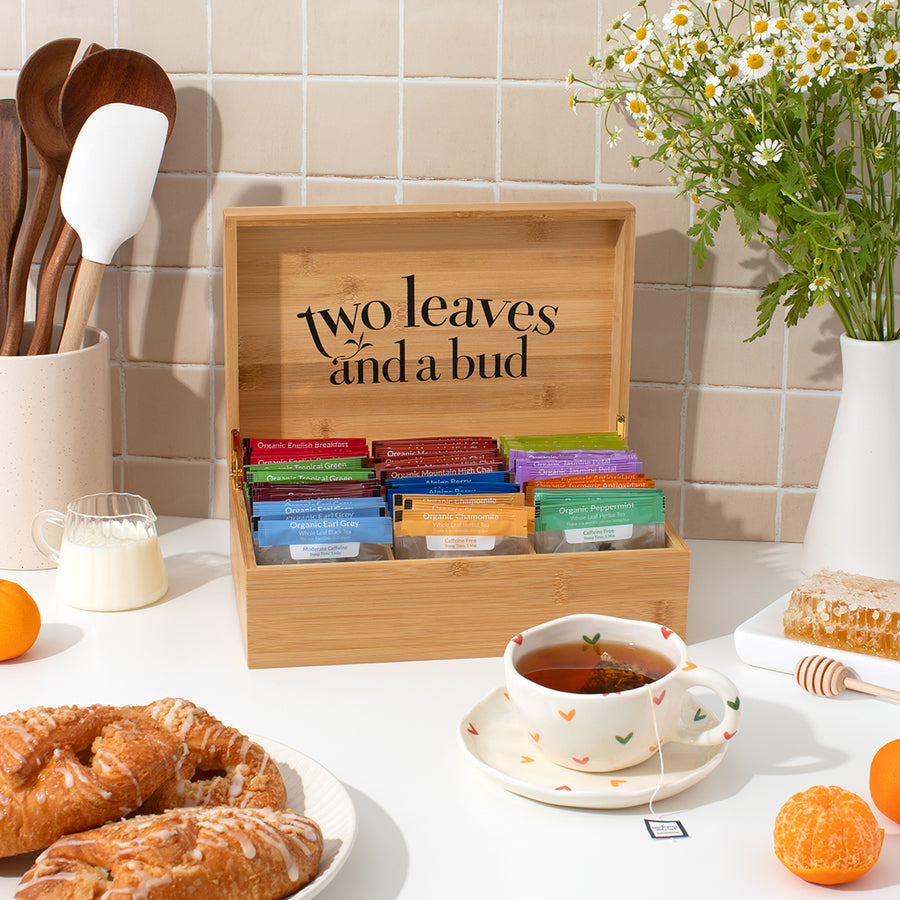 Small Tea Chest Classic Bamboo Tea Chest