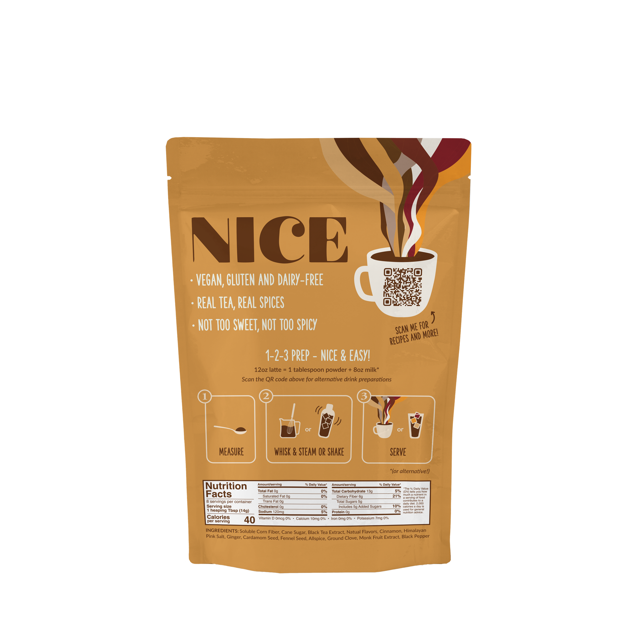 Nice Chai Latte Mix Two Leaves and a Bud