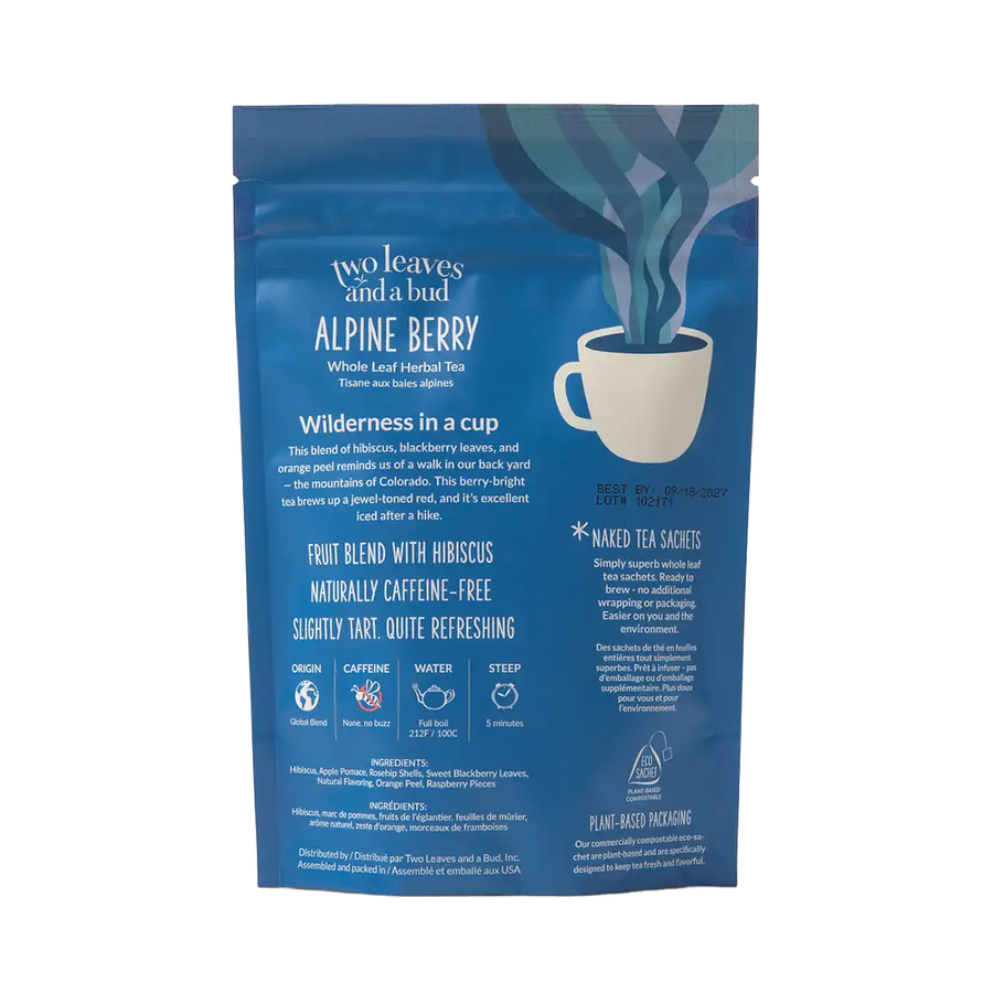 Alpine Berry - 15 Naked Tea Sachets