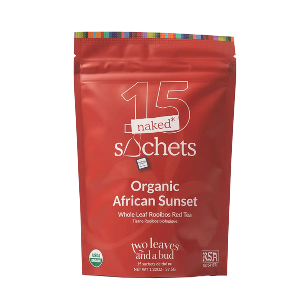 Organic African Sunset Tea Sachets | Two Leaves and a Bud
