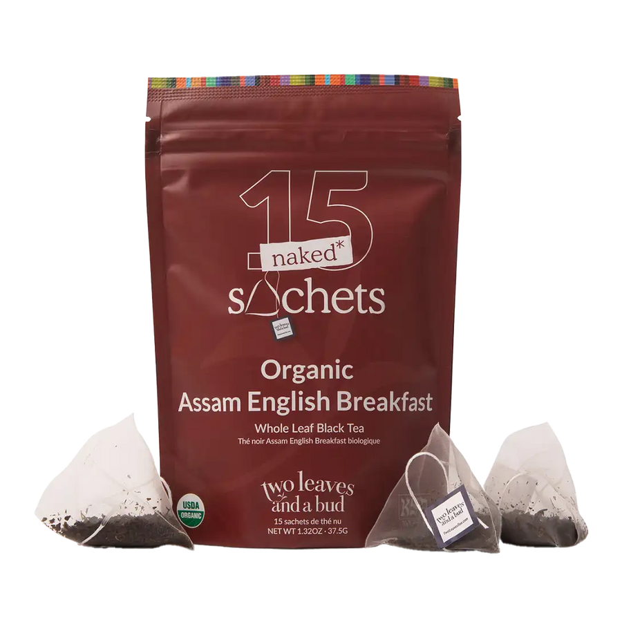 Organic Assam English Breakfast - 15 Naked Tea Sachets