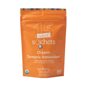 Organic Turmeric Antioxidant Tea - 15 Naked Tea Sachets