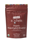 Organic Assam English Breakfast - 15 Naked Tea Sachets