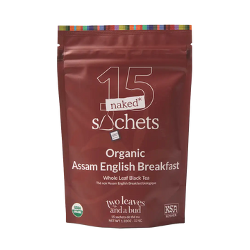 Organic Assam English Breakfast - 15 Naked Tea Sachets