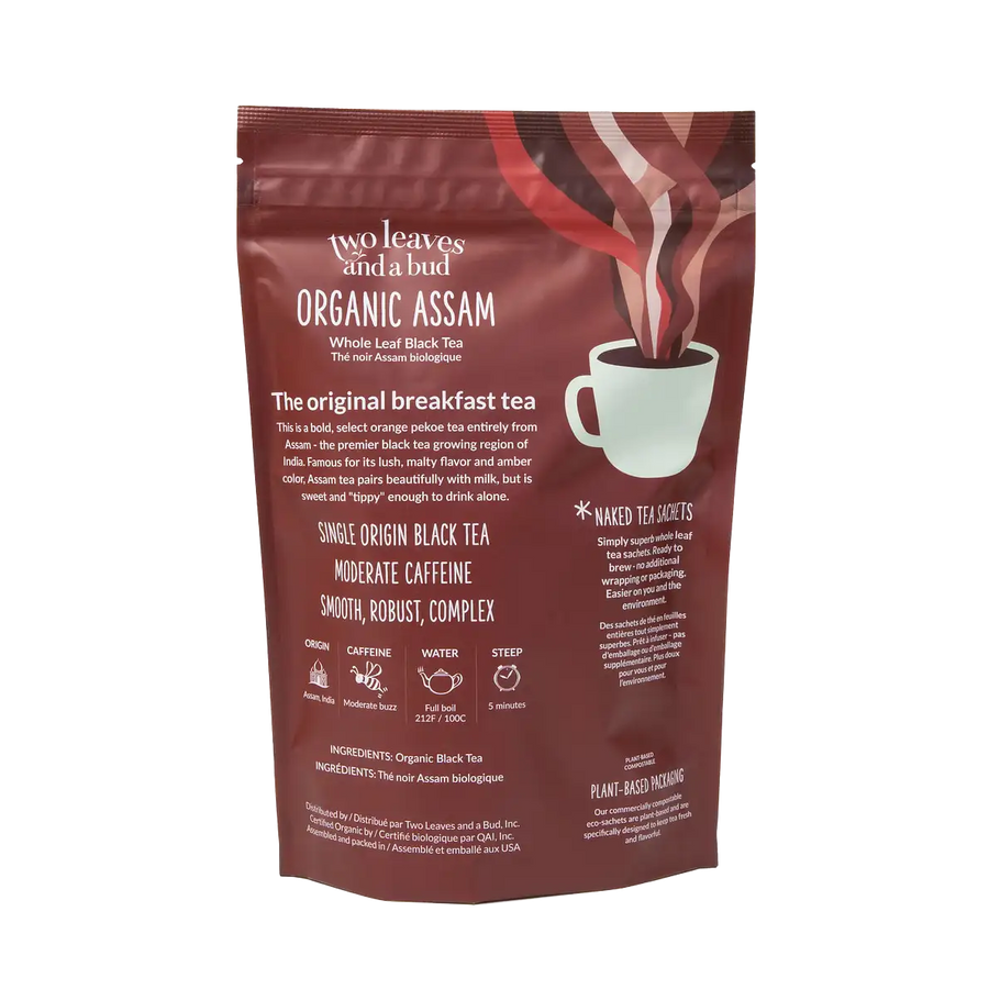 Organic Assam - 50 Naked Tea Sachets