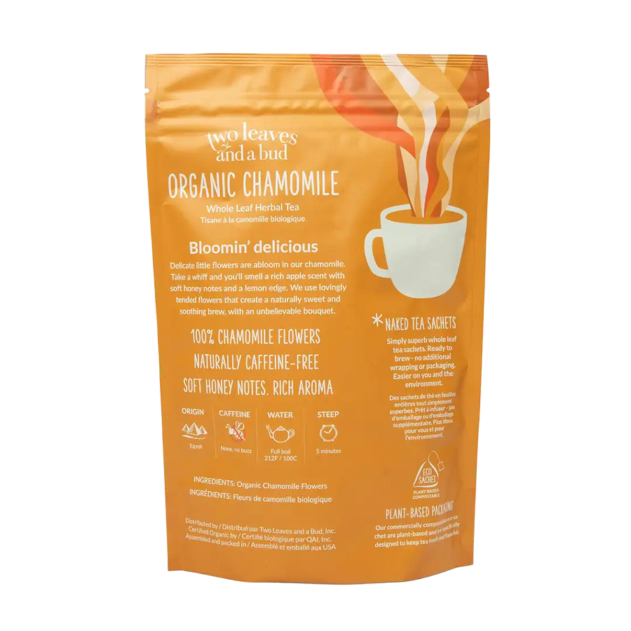 Organic Chamomile - 50 Naked Tea Sachets