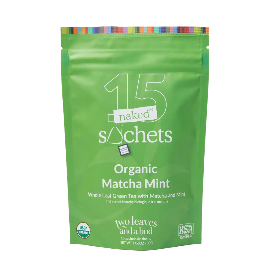 Organic Matcha Mint - 15 Naked Tea Sachets