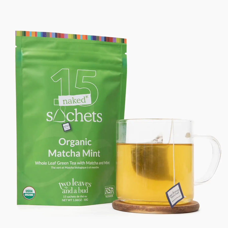 Organic Matcha Mint - 15 Naked Tea Sachets