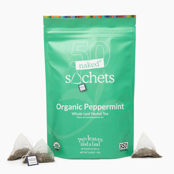 Organic Peppermint - 50 Naked Tea Sachets