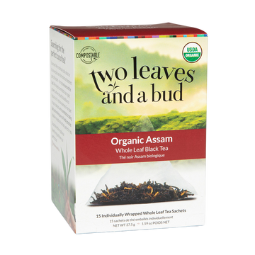 Organic Assam Tea Sachets | Two Leaves and a Bud