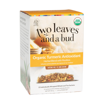 Organic Turmeric Antioxidant Tea | Two Leaves and a Bud