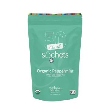 Organic Peppermint - 50 Naked Tea Sachets