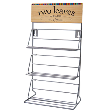 Two Leaves Counter Top Rack for 9 Tea Boxes