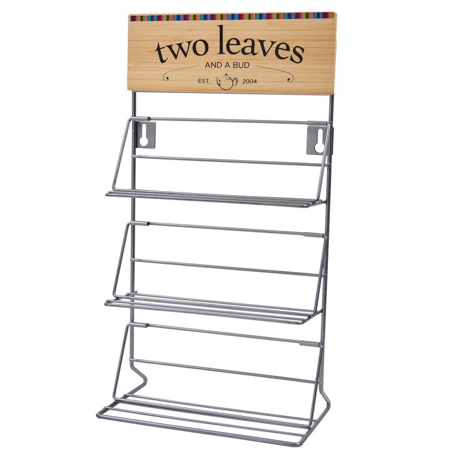 Two Leaves Counter Top Rack for 9 Tea Boxes