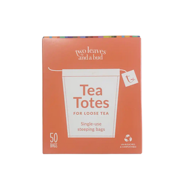 Two Leaves Logo Tea Totes, 50 pack