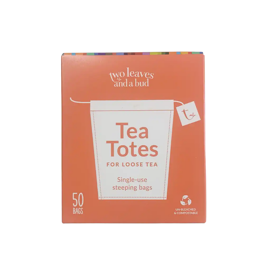 Two Leaves Logo Tea Totes, 50 pack