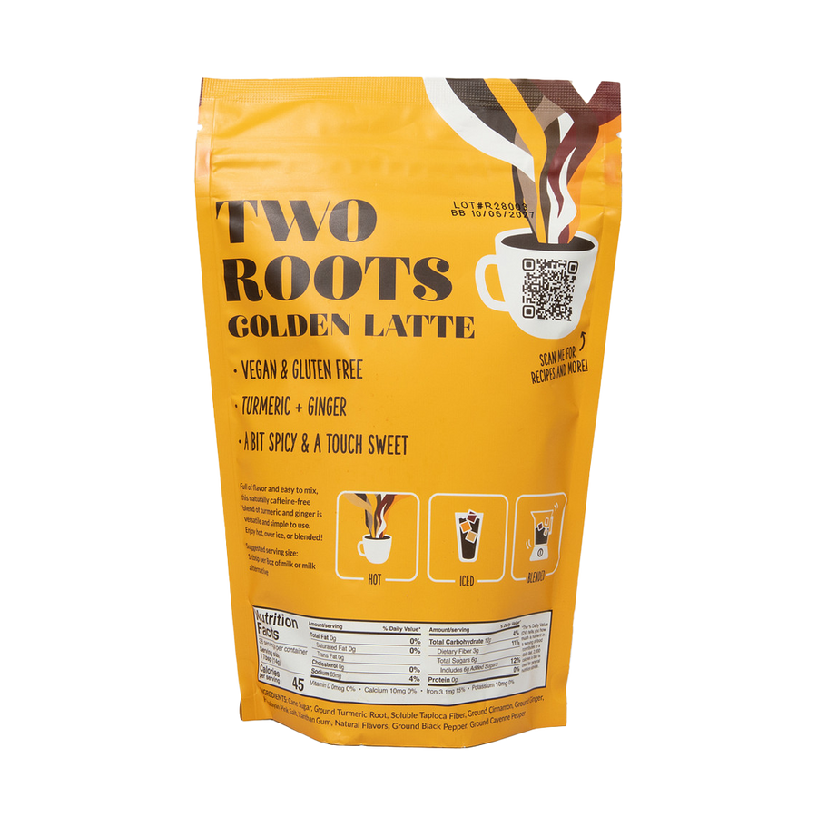 Two Roots Turmeric Ginger Tea Latte Mix