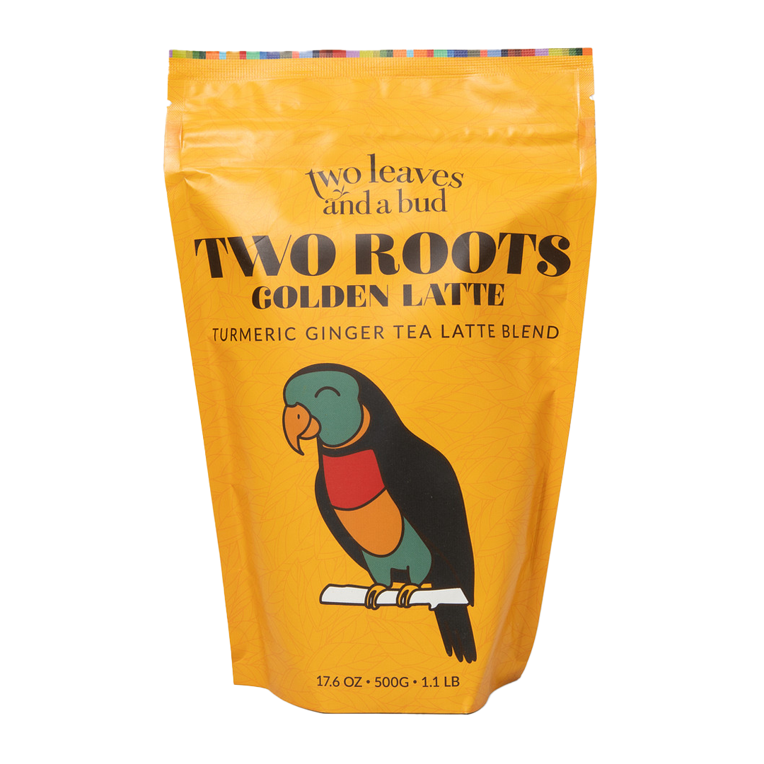 Two Roots Turmeric Ginger Latte Mix | Two Leaves and a Bud