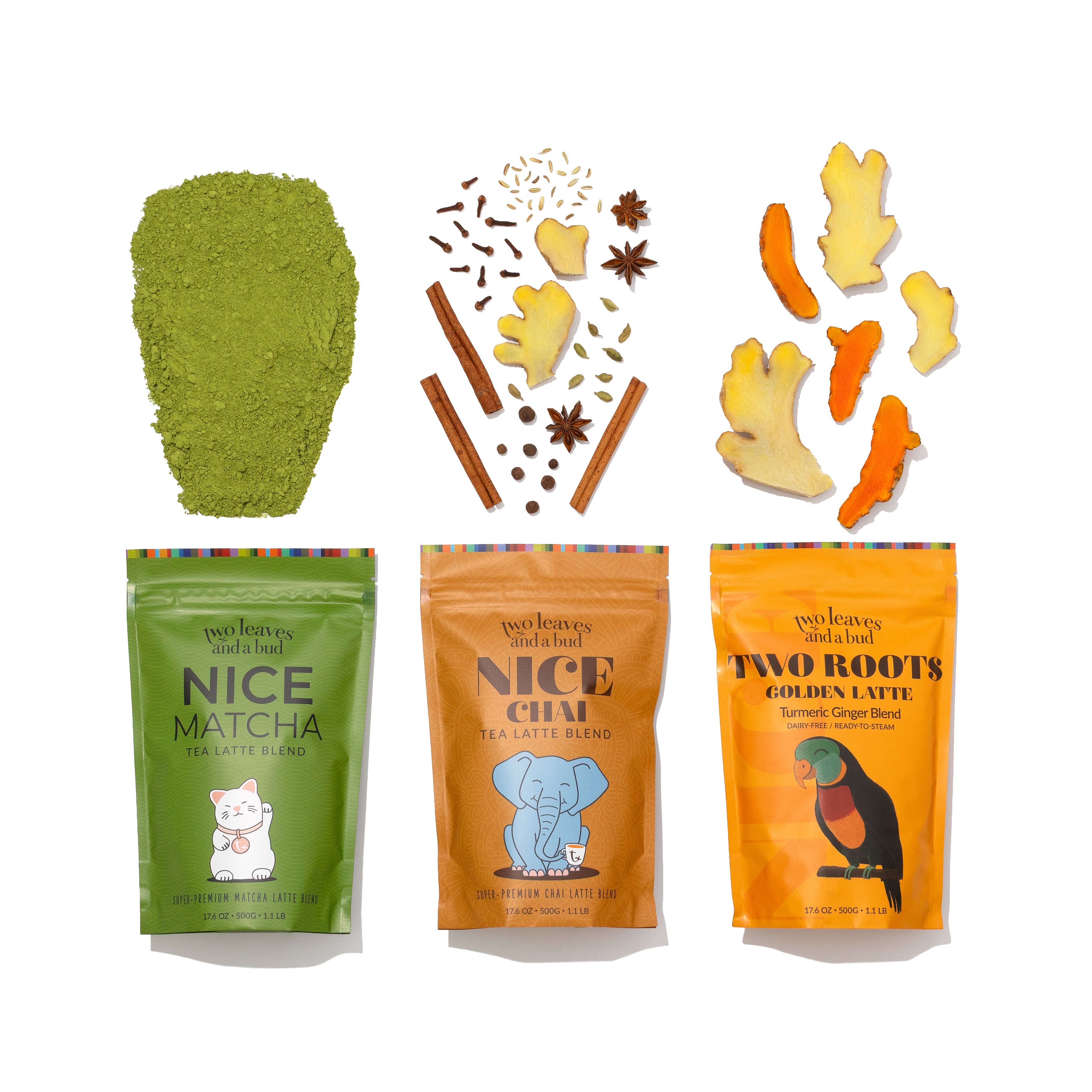 Two Roots Turmeric Ginger Latte Mix | Two Leaves and a Bud Two Roots Turmeric Ginger Latte Mix | Two Leaves and a Bud