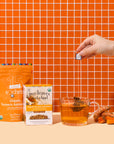 Organic Turmeric Antioxidant Tea - 15 Naked Tea Sachets