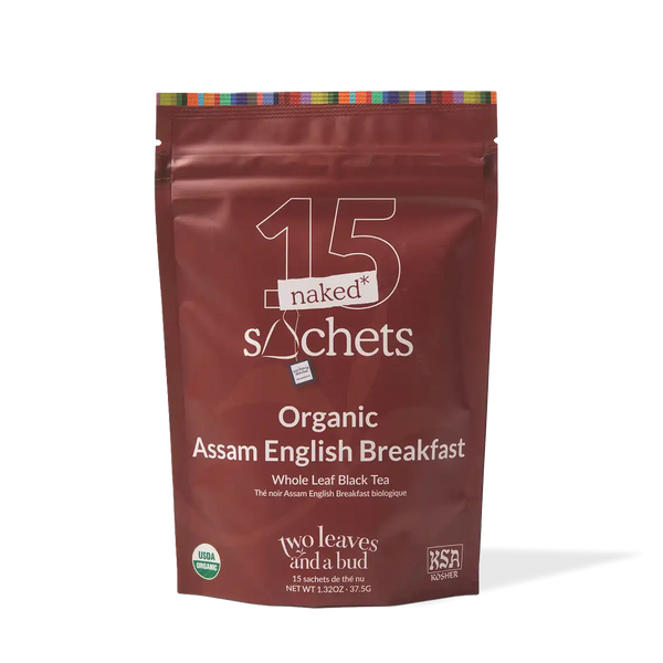 Organic Assam English Breakfast - 15 Naked Tea SachetsFeatured Image
