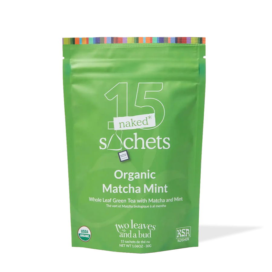 Organic Matcha Mint - 15 Naked Tea Sachets