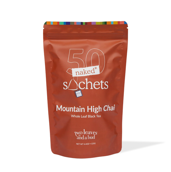 Organic Mountain High Chai - 50 Naked Tea SachetsFeatured Image