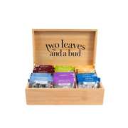 Classic Bamboo Tea Chest - Two Leaves and a Bud