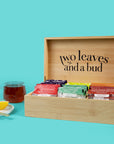 Classic Bamboo Tea Chest - Two Leaves and a Bud