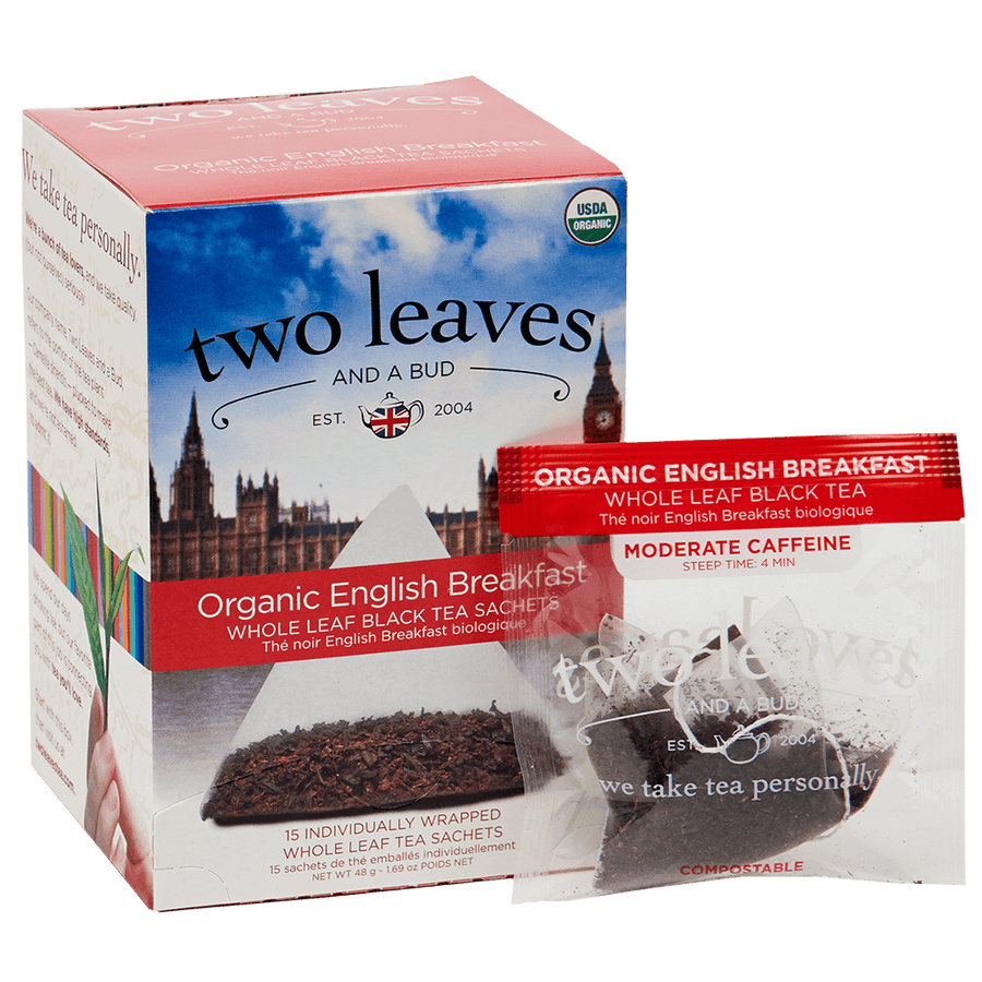  Organic English Breakfast Retail Box and Envelope