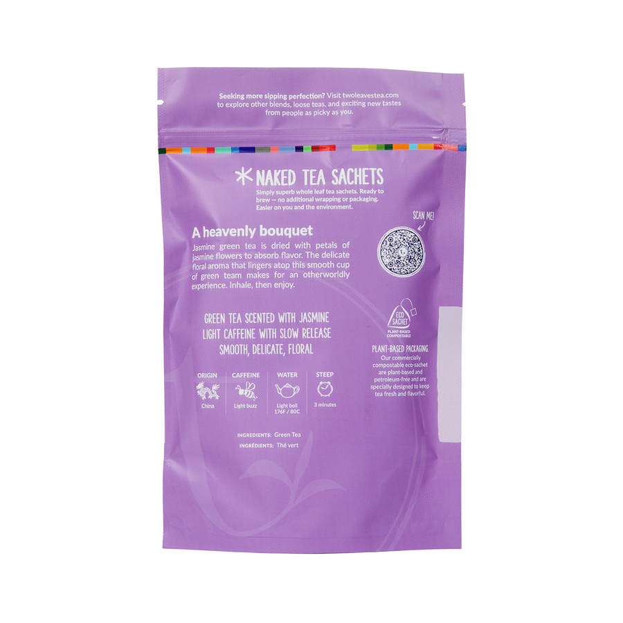 Organic Jasmine Petal - 50 Naked Tea Sachets