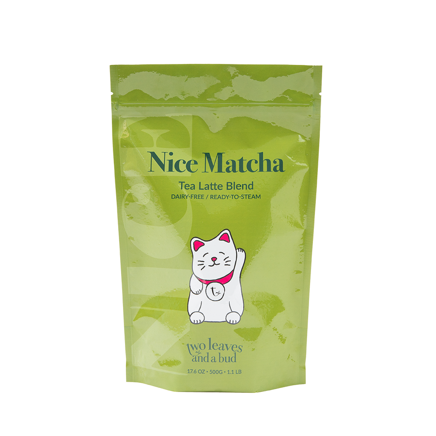 Nice Matcha Tea Latte Mix - Two Leaves and a Bud